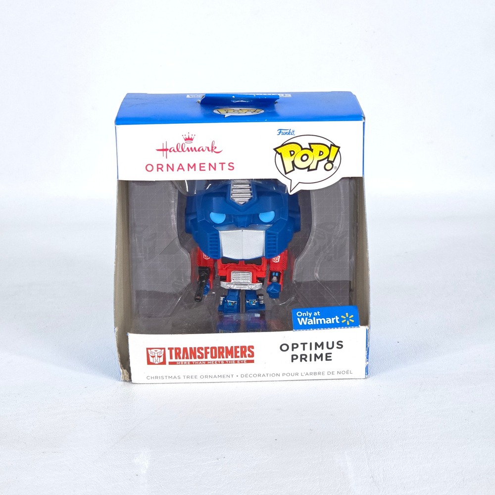 Funko Pop Hallmark Optimus Prime Transformers Ornament Walmart Exclusive Bad Box